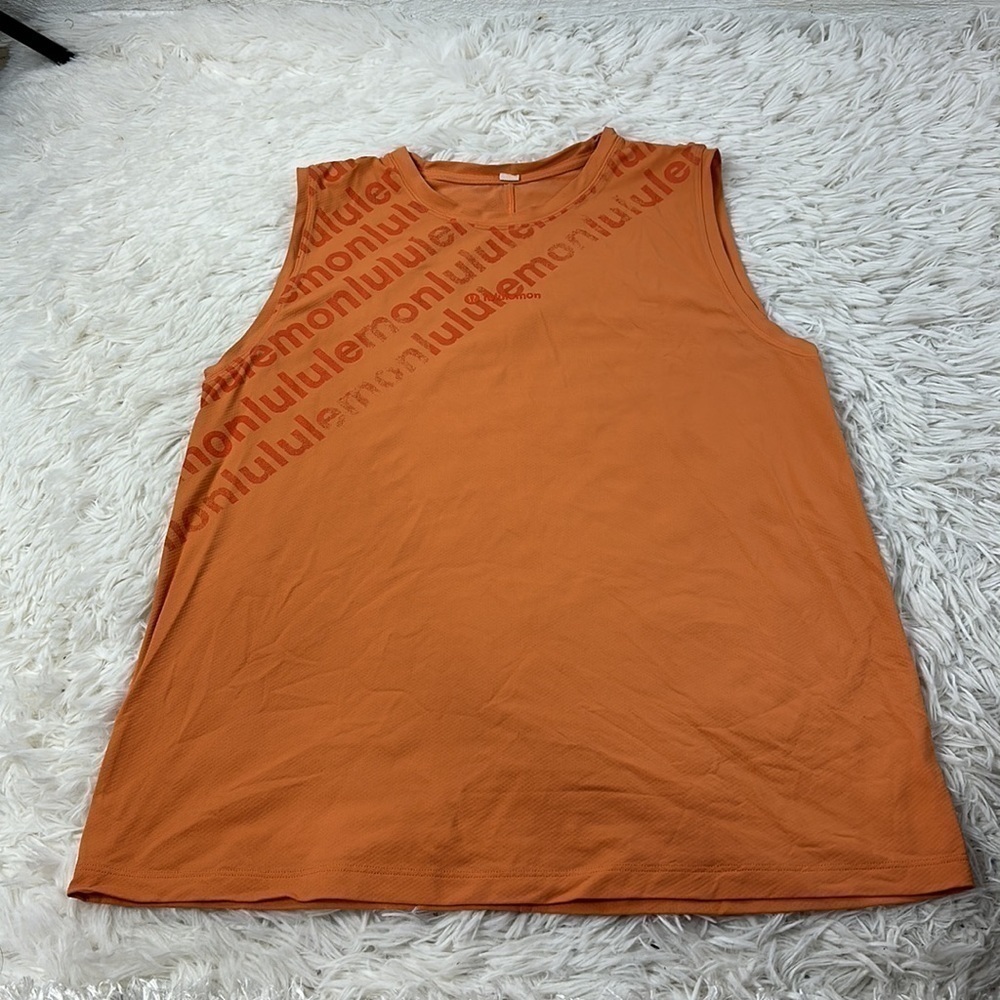 Lululemon All Yours Graphic Tank Top *Vitasea Orange Frappe
